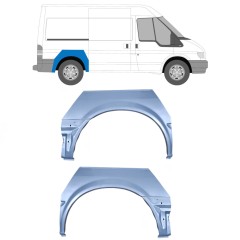 Sidovägg hjulhuskant för Ford Transit 2000-2013 / Vänster+Höger / Set 10086