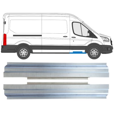 Tröskelplåt reparationspanel för Ford Transit 2014- / Vänster+Höger / Set 16141