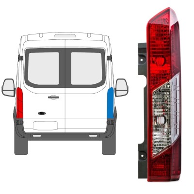 Baklykta för Ford Transit 2014- / Höger 16092