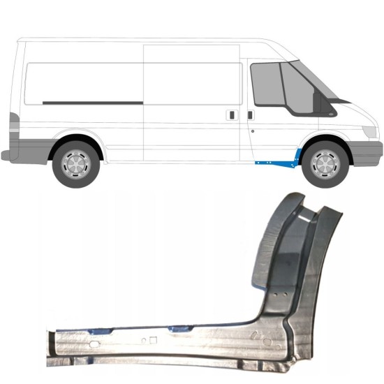 Inre tröskel reparationspanel för Ford Transit 2000-2013 / Höger 11907
