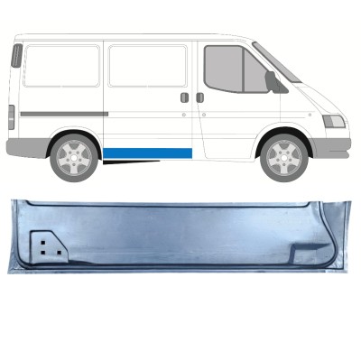 Skjutdörr reparationspanel inre för Ford Transit 1986-2000 / Höger 16021