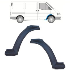 Reparationspanel till framskärm för Ford Transit 1986-2000 / Vänster+Höger / Set 11582