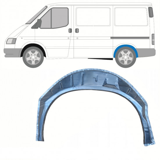 Hjulhus reparationsplåt för Ford Transit 1991-2000 / SWB / Vänster 8820