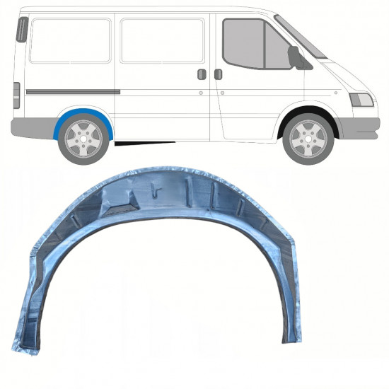 Hjulhus reparationsplåt för Ford Transit 1991-2000 / SWB / Höger 8819