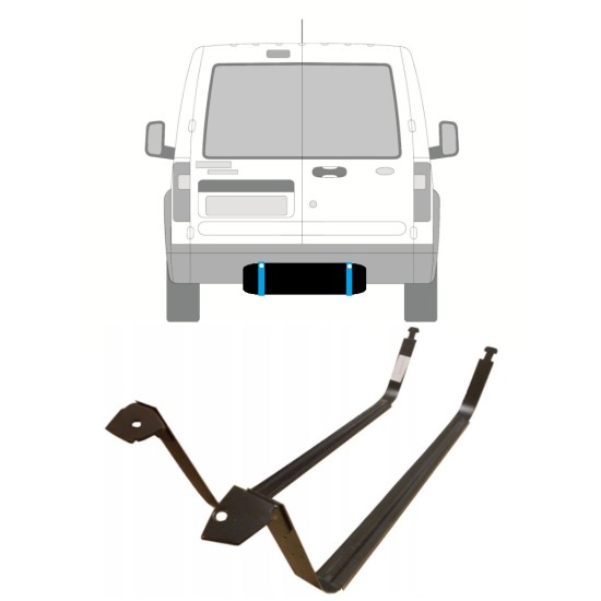 Hållarsats bränsletank för Ford Transit Connect 2003-2013 14958