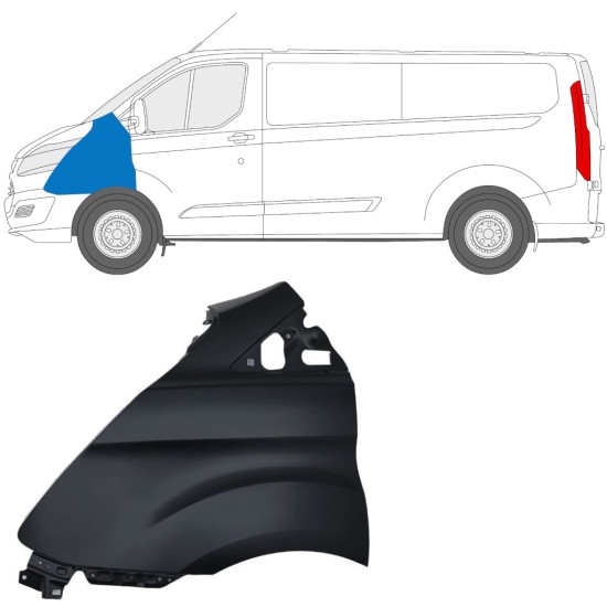 Fram skärm för Ford Transit Custom 2013-2017 / Vänster 17096