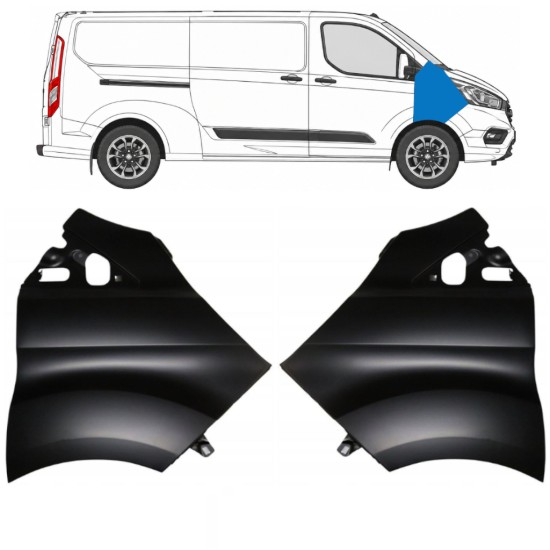 Fram skärm för Ford Transit Custom 2017-2021 / Vänster+Höger / Set 17100