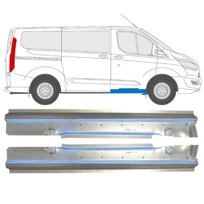 Tröskelplåt reparationspanel för Ford Transit Custom 2013- / Vänster+Höger / Set 14643