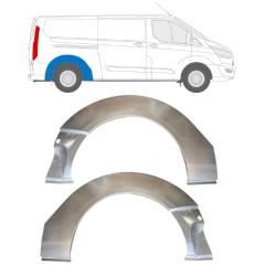 Sidovägg hjulhuskant för Ford Transit Custom 2013-2023 / Vänster+Höger / Set 14649