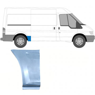 Sidovägg hjulhuskant för Ford Transit 2000- / MWB / Höger 7164