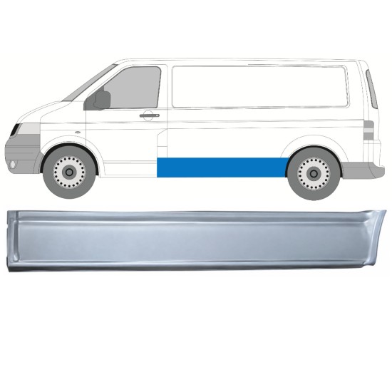 Reparationspanel på sidan för Volkswagen Transporter T5 2003-2015 / Vänster 17223