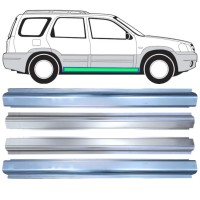 Reparationspanel för tröskel + inre tröskel reparationspanel för Mazda Tribute 2001-2008 / Vänster+Höger 15599