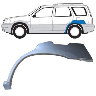 Sidovägg hjulhuskant för Mazda Tribute 2001-2008 / Vänster 15781