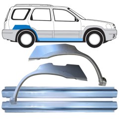 Reparationspanel set för Mazda Tribute 2001-2008 / Vänster+Höger / 15853