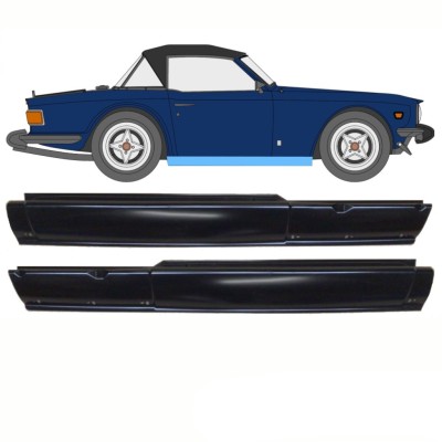 Tröskelplåt för Triumph TR6 1969-1976 / Vänster+Höger / Set 10762