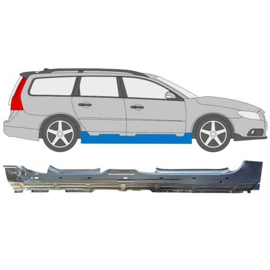 Tröskelplåt för Volvo V70 2007-2016 / Höger 16274
