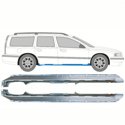 Tröskelplåt reparationspanel för Volvo V70 2000-2007 / Vänster+Höger / Set 10344