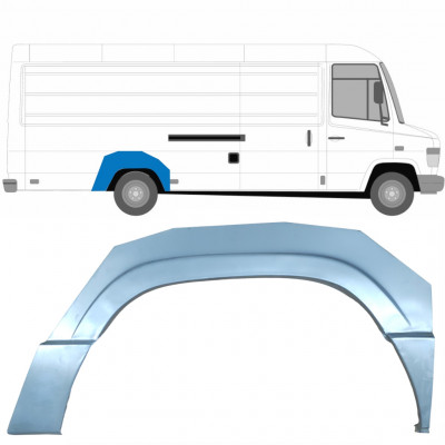 Sidovägg hjulhuskant för Mercedes Vario 1996- / Höger /  5596