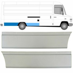 Sidovägg hjulhuskant för Mercedes Vario 1996- / Höger / Set 8545