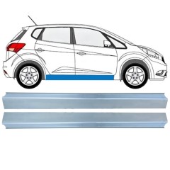 Nedre tröskelplåt reparationspanel för Kia Venga 2010-2019 / Vänster+Höger / Set 16887