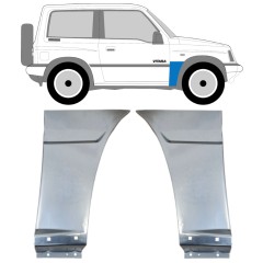 Reparationspanel till framskärm för Suzuki Vitara 1988-1998 / Vänster+Höger / Set 14640