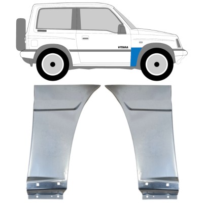 Reparationspanel till framskärm för Suzuki Vitara 1988-1998 / Vänster+Höger / Set 14640