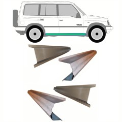 Reparationspanel för inre och yttre tröskel för Suzuki Vitara 1996-2003 / Vänster = Höger (symmetrisk) / Set 10311