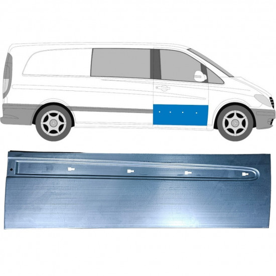 Fram dörrreparationspanel för Mercedes Vito W639 2003-2014 / Höger 12911