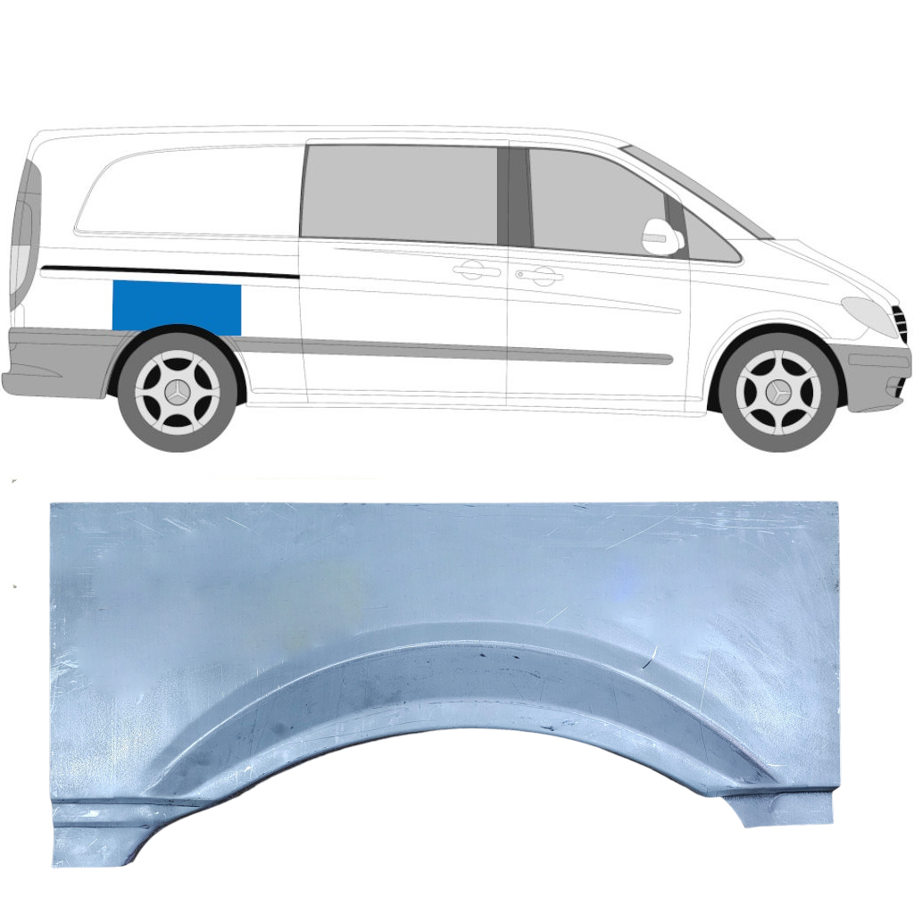 Oscuranti Termici Interni CamperBros 3 Pezzi 9 Strati Per Mercedes Vito 2003-2014
