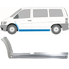 Tröskel + fram skärm reparationspanel för Mercedes Vito I W638 1996-2003 / Vänster / Set 11503