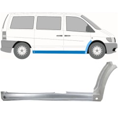 Tröskel + fram skärm reparationspanel för Mercedes Vito I W638 1996-2003 / Höger / Set 11502