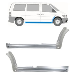 Tröskel + fram skärm reparationspanel för Mercedes Vito I W638 1996-2003 / Set 11504