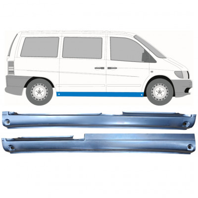 Tröskelplåt reparationspanel för Mercedes Vito 1996-2003 / Vänster+Höger / Set 9474