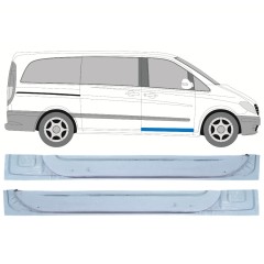 Inre fram dörrreparationspanel för Mercedes Vito W639 2003-2014 / Vänster+Höger / Set 12644