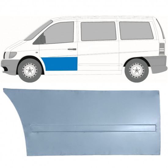 Fram dörrreparationspanel för Mercedes Vito 1996-2003 / Vänster 11994