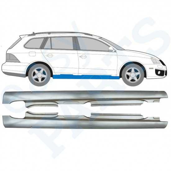 VW GOLF 5 VARIANT VW JETTA 2005-2010 TRÖSKELPLÅT TILL / UPPSÄTTNING