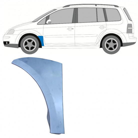 VW TOURAN 2003-2015 REPARATIONSPANEL FÖR FRAMSKÄRM / VÄNSTER