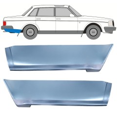 Nedre del av bak skärm reparationspanel för Volvo 240 1975-1993 / Vänster / Höger / Set 12785