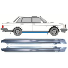 Tröskelplåt för Volvo 240 1975-1993 / Vänster / Höger / Set 12772