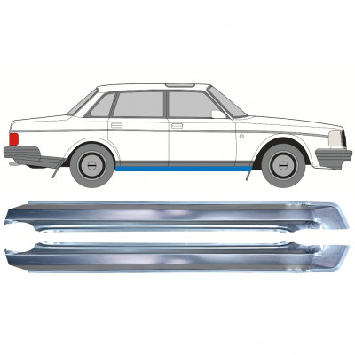 Full tröskelplåt till for Volvo 240 1975-1993/ Vänster / Höger / Vänster / Höger 12772