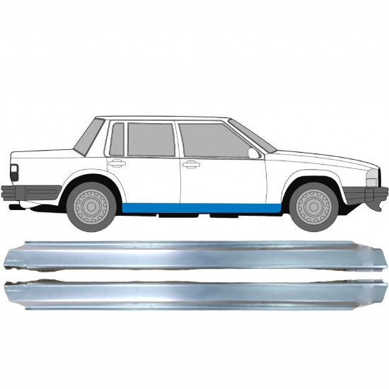 Tröskelplåt reparationspanel för Volvo 740 / 760 1982-1992 / Vänster+Höger / Set 9532