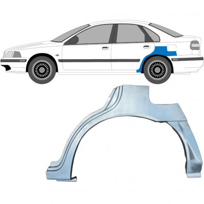 VOLVO S40 / V40 1995-2004 REPARATION AV BAKSKÄRM / VÄNSTER