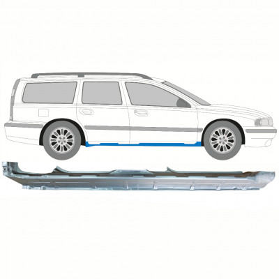 Tröskelplåt reparationspanel för Volvo V70 2000-2007 / Höger 8662