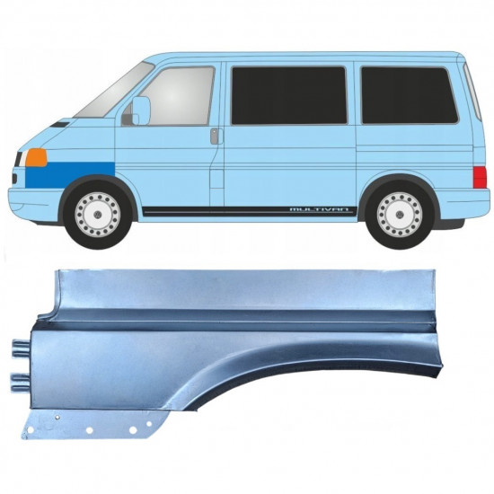 Reparationspanel till framskärm för VW Transporter T4 Caravelle 1996-2003 / Vänster 7737