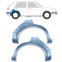 Sidovägg hjulhuskant för Volkswagen Golf 2 1982-1992 / Vänster+Höger / Set 9679