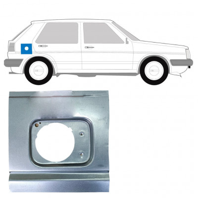 VW GOLF 2 1982- BRÄNSLETANK BAK REPARATIONSPANEL