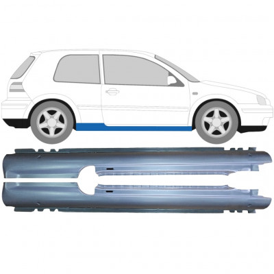 VW GOLF 4 1997- 3 DÖRRAR TRÖSKELPLÅT TILL / UPPSÄTTNING