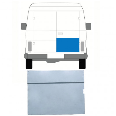 Reparationspanel för bakdörr för Volkswagen LT 1975-1996 / Höger 7956