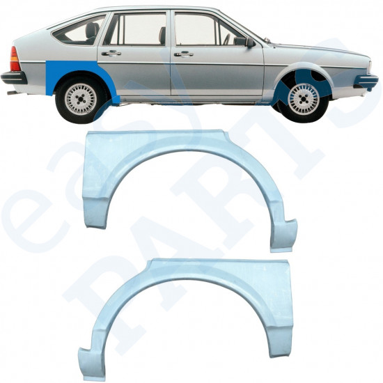 Sidovägg hjulhuskant för VW Passat B2 1980-1988 / Vänster+Höger / Set 10472