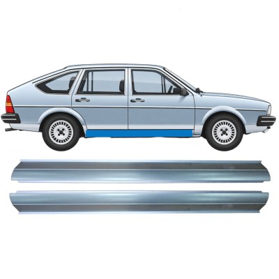 Tröskelplåt reparationspanel för Volkswagen Passat B2 1980-1988 / Vänster = Höger (symmetrisk) / COMBI / SEDAN / HATCHBACK / Set 11262